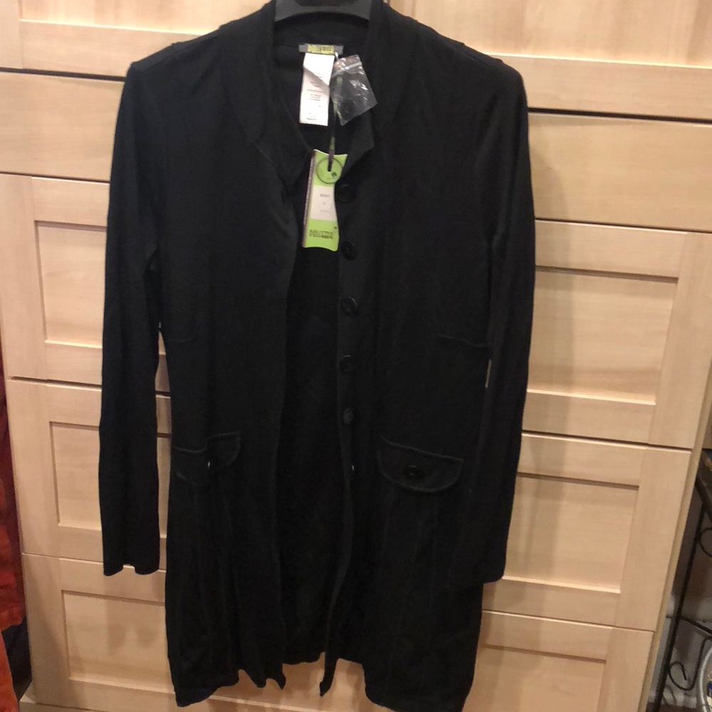 BLACK CARDIGAN JACKET SIZE S